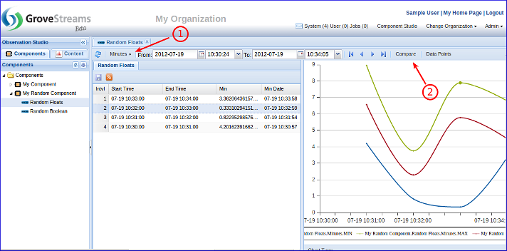 Stream View with Rollup Calendar Stream View with Rollup Calendar